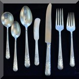 S23. International Sterling flatware set. 